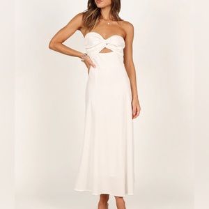 NWOT Petal & pup Rosetta dress white